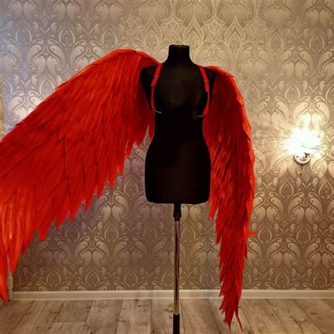 angel costume red|red angel wings costumes.